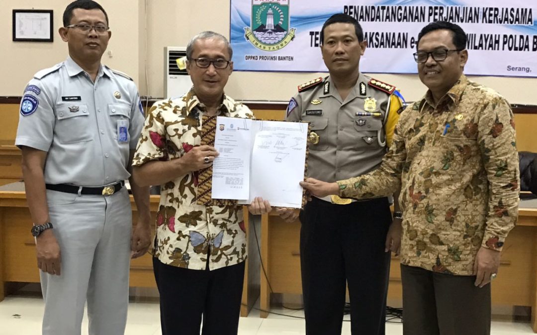 Bank Banten Jalin Kerjasama Dengan Polda Banten, Pemprov Banten Dan Jasa Raharja Dalam Rangka e-Samsat