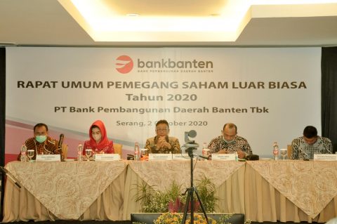 Bank Banten Gelar Rapat Umum Pemegang Saham Luar Biasa Tahun 2020
