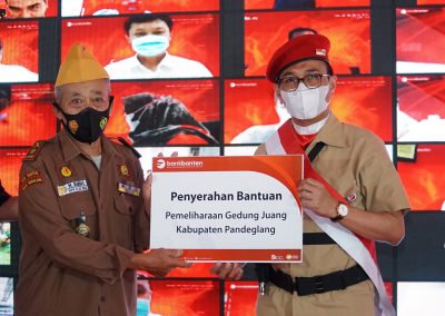 19 Mei 2021 Penyerahan Bantuan Pemeliharaan Gedung Juang Kabupaten Pandeglang